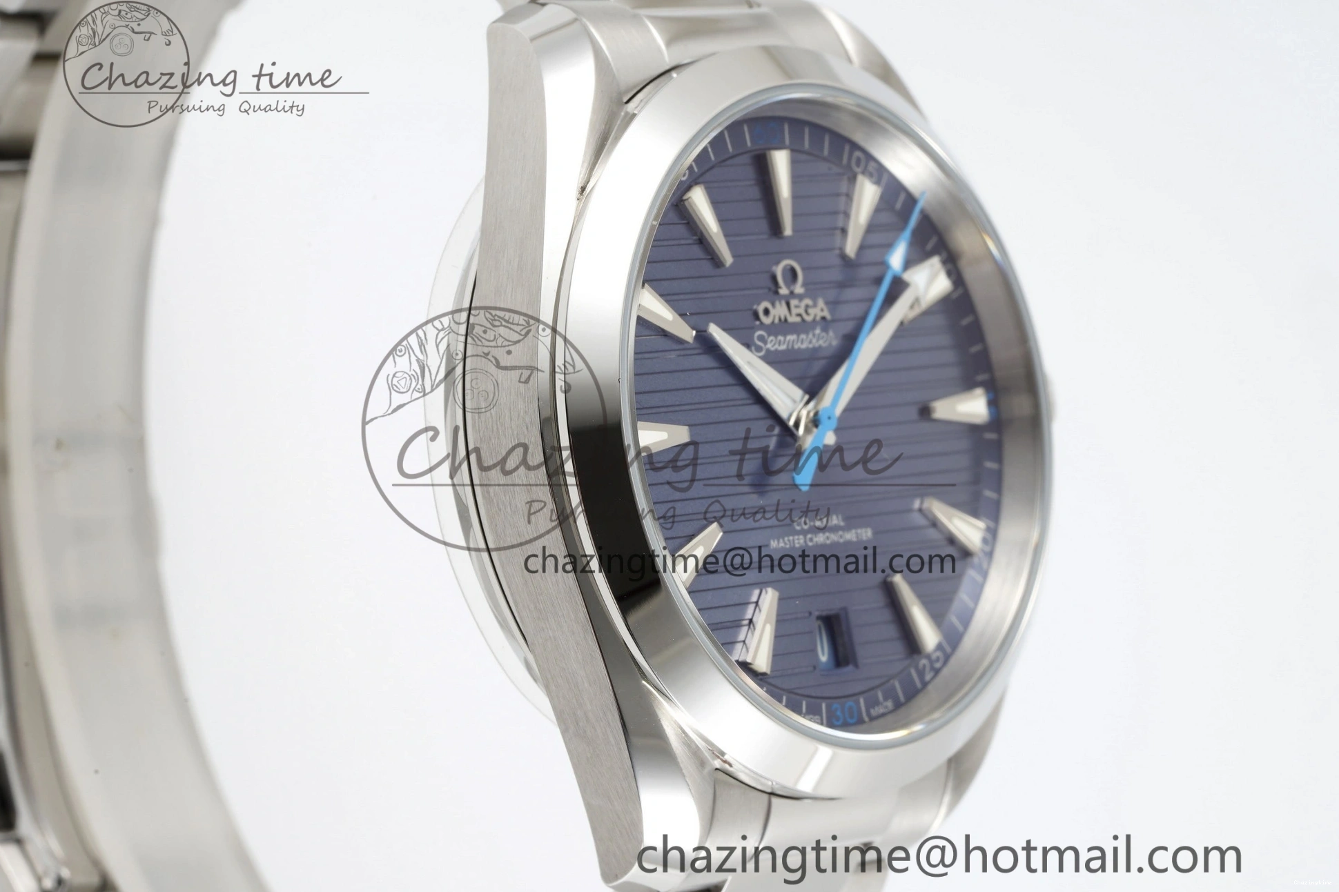 1220 FreshLook Aqua Terra 150M SS JQK 1:1 Best Edition Blue Dial Blue Hand on SS Bracelet A 7831